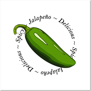 Jalapeno Chili Pepper Posters and Art